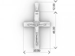 cross with savio 3D Print Model