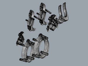 earrings emeralds with diamonds 3D Print Model