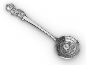 vintage spoon russian empire 3 item 3D Print Model