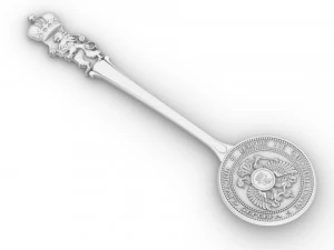 vintage spoon russian empire 3 item 3D Print Model