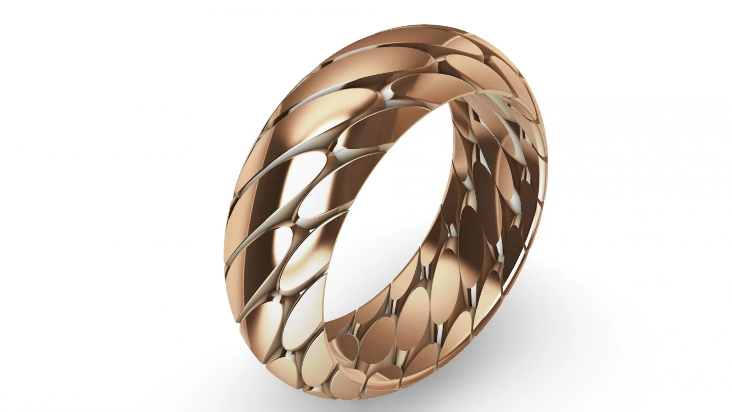 ring chain 3D Print Model .c4d .max .obj .3ds .fbx .stl .blend 
