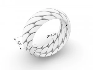 ring chain 3D Print Model