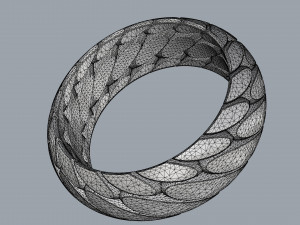 ring chain Modello di stampa 3D