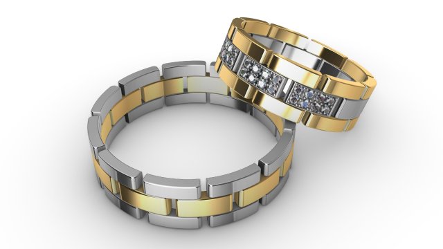 rings rollex Modèles 3D en vedette .c4d .max .obj .3ds .fbx .stl .blend 