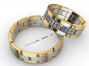 rings rollex Modèles 3D en vedette