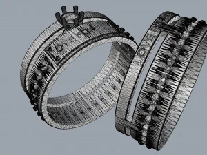 rings love forever 3D Print Model