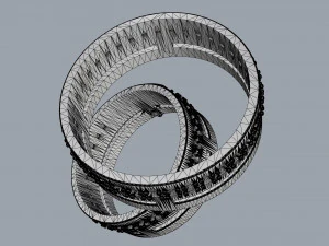 rings love forever 3D Print Model