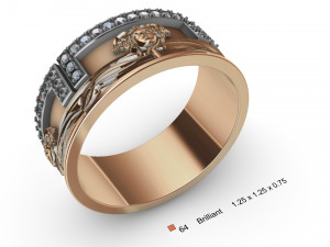 ring medusa gorgona 3D Print Model