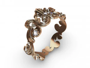 ring pattern 3D Print Model