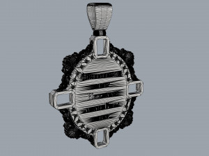 pendant with saint nicolas 3D 打印模型