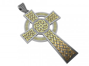 celtic cross pendant 3D 打印模型