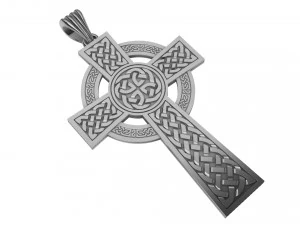 celtic cross pendant 3D Print Model