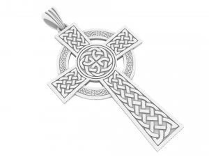 celtic cross pendant 3D Print Model