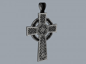 celtic cross pendant 3D 打印模型