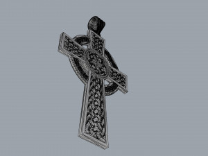 celtic cross pendant 3D 打印模型