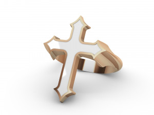 ring victorian gothic Model Cetak 3D