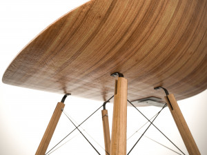 Modern Wooden Chair 3D Model