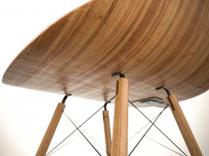 Modern Wooden Chair 3D Model