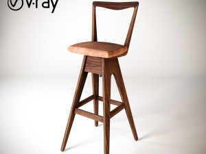 Darnish bar stool Modelo 3D
