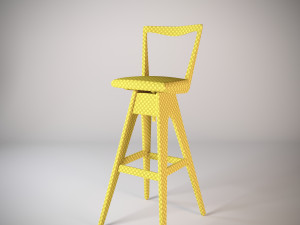 Darnish bar stool 3D Model