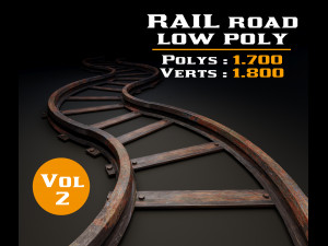 Rail Road 3D Model