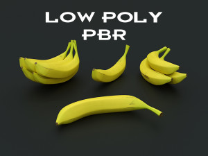 Banana PBR 3D-Modell