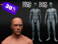 Man Body Low-poly 3D-Modell