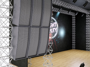 concert scene 3D Model