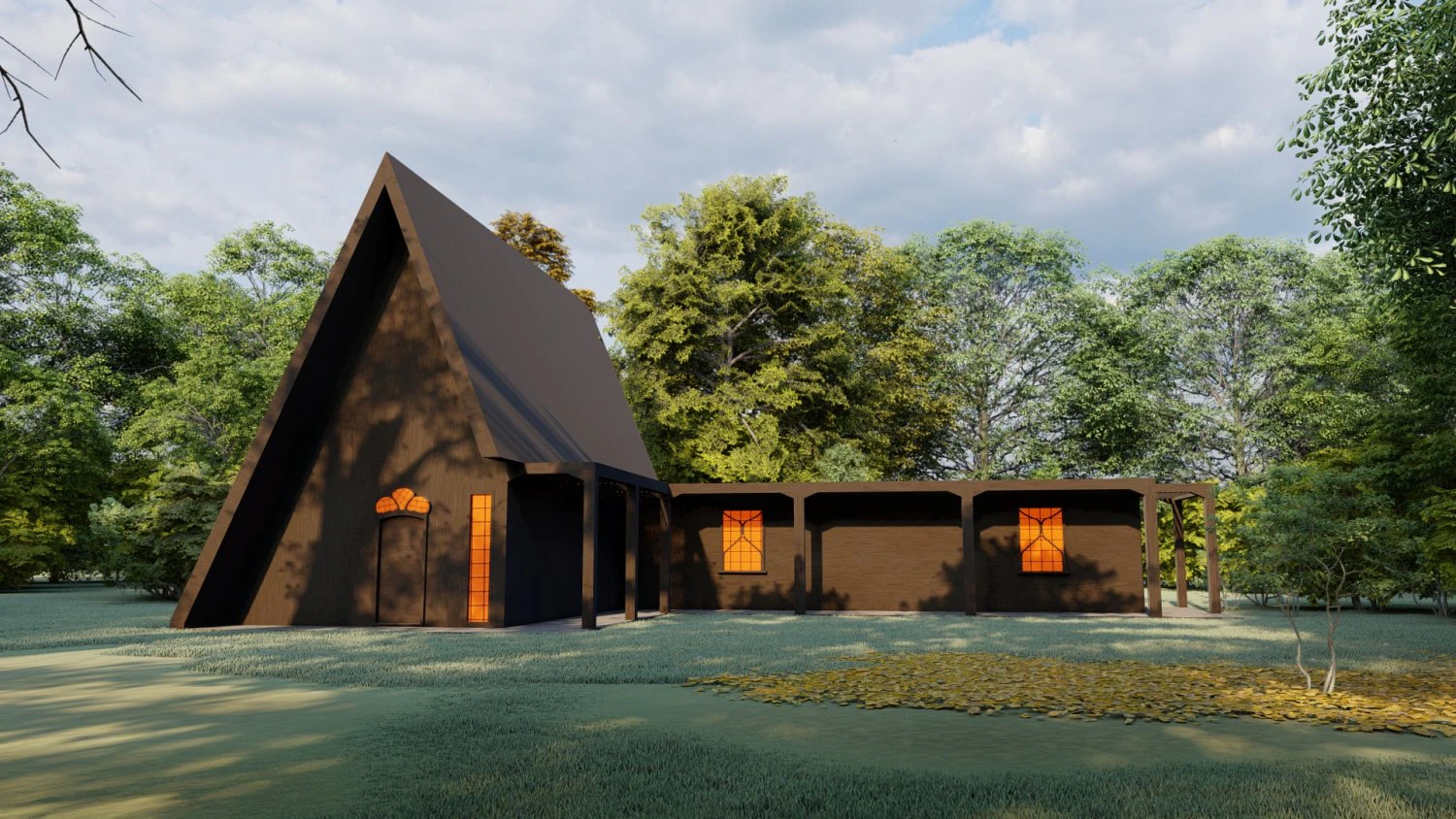 dom czarownicy &ndash; ​​cz Model 3D .c4d .max .obj .3ds .fbx .stl .blend 
