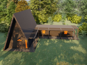 witch house - pbr Modelo 3D