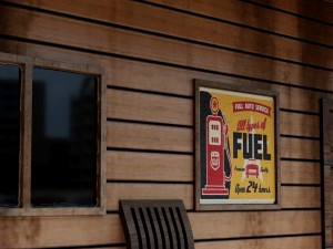 gas station - pbr low-poly 3D Model