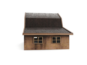 farm home pbr - western town low-poly 3D Model