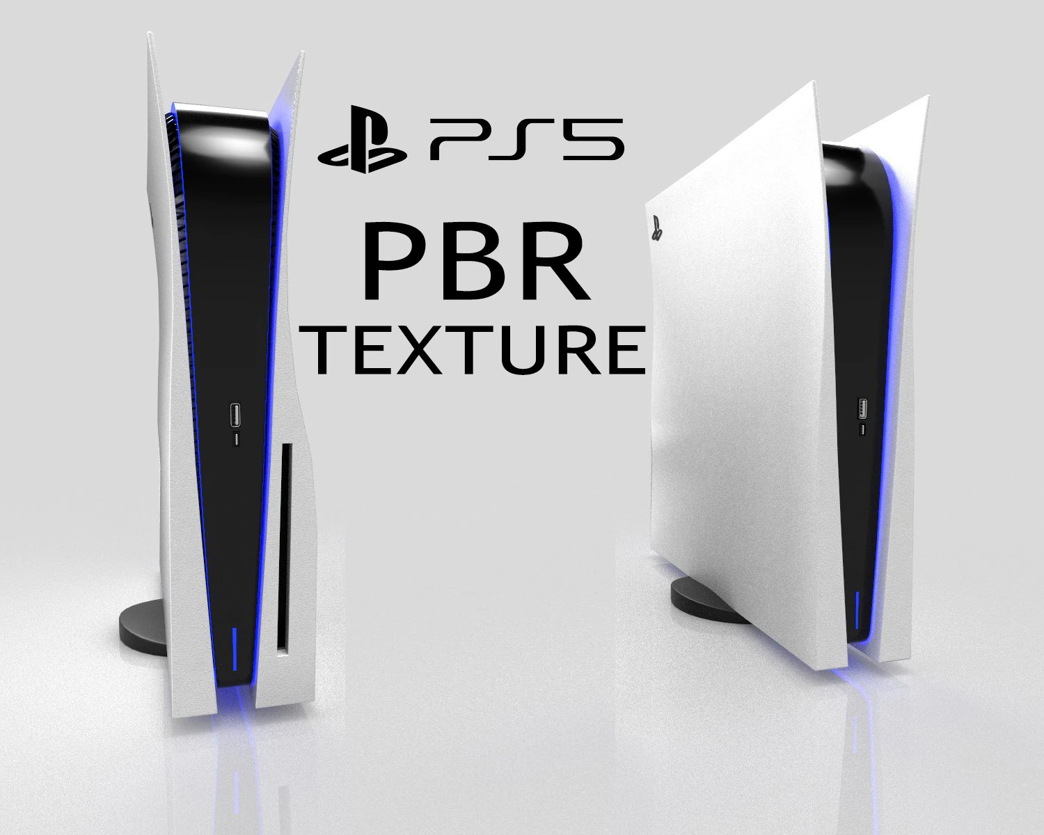 playstation 5 3D Model .c4d .max .obj .3ds .fbx .stl .blend