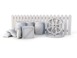 западные экологические модели - pbr 3D Модель