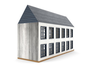 old wooden school pbr 3D Model