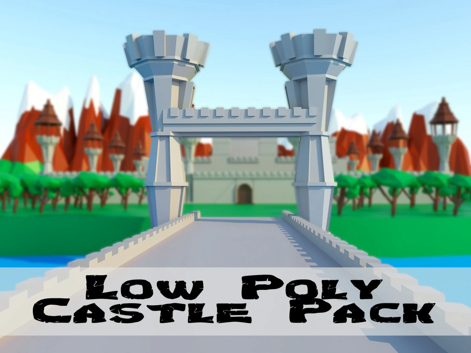 paket kastil - pbr Model 3D .c4d .max .obj .3ds .fbx .stl .blend 