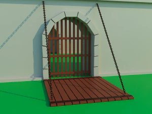 paket kastil - pbr Model 3D