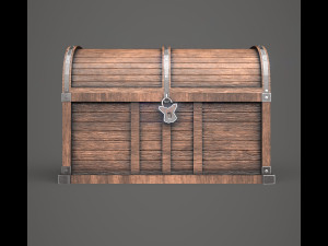 treasure chest - pbr Modelo 3D