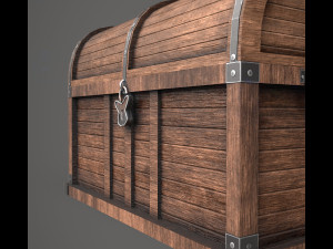 treasure chest - pbr Modelo 3D