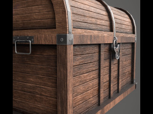 treasure chest - pbr Modelo 3D