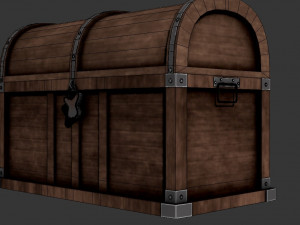 treasure chest - pbr Modelo 3D