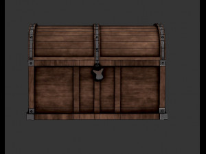 treasure chest - pbr Modelo 3D