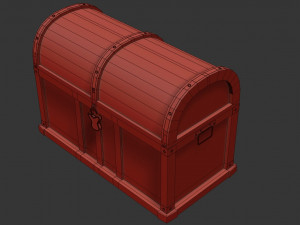 treasure chest - pbr Modelo 3D