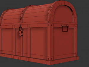 treasure chest - pbr 3D Model