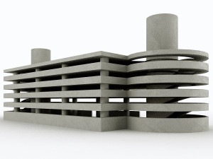 car parking - pbr Model 3D