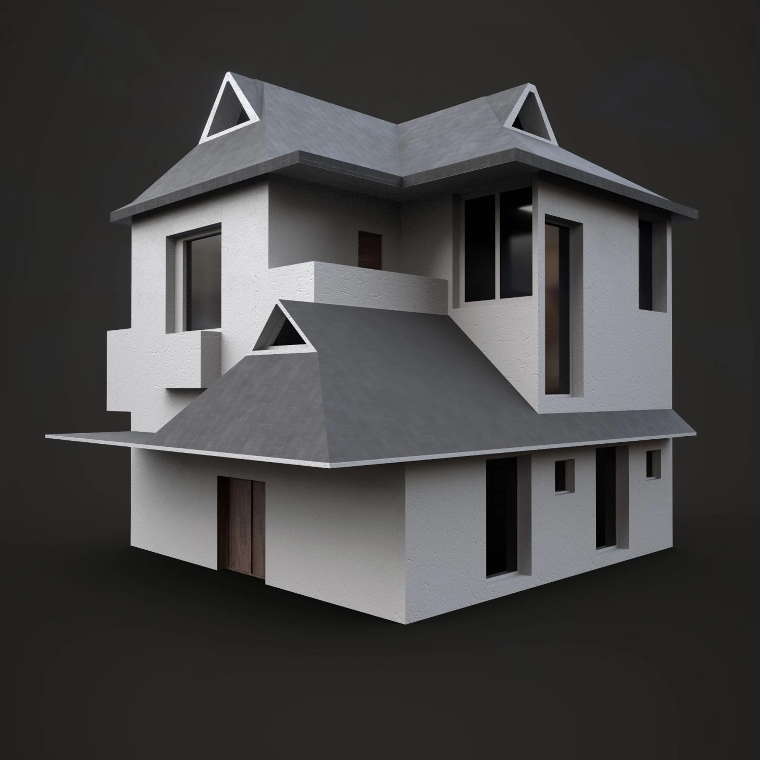 house - pbr 3D Model .c4d .max .obj .3ds .fbx .stl .blend 