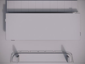 gas station shell - pbr low-poly Model 3D