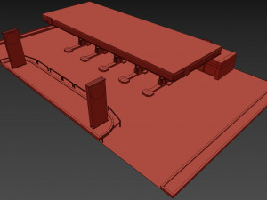 gas station shell - pbr low-poly Model 3D