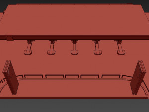 gas station shell - pbr low-poly Model 3D