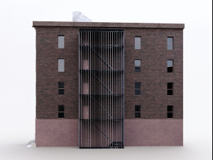 nyc building - pbr low-poly 3D Model
